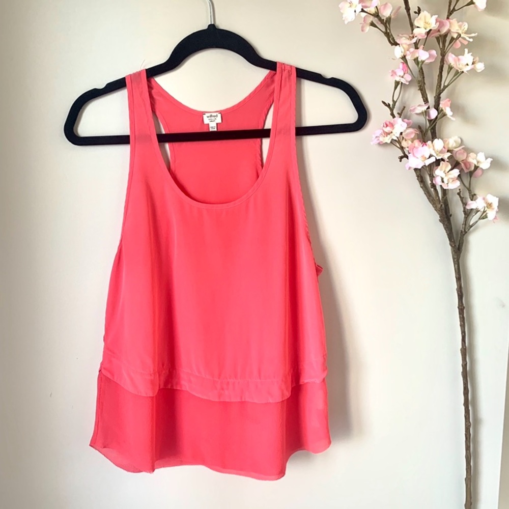 ARITZIA / WILFRED / 100% SILK TANK TOP